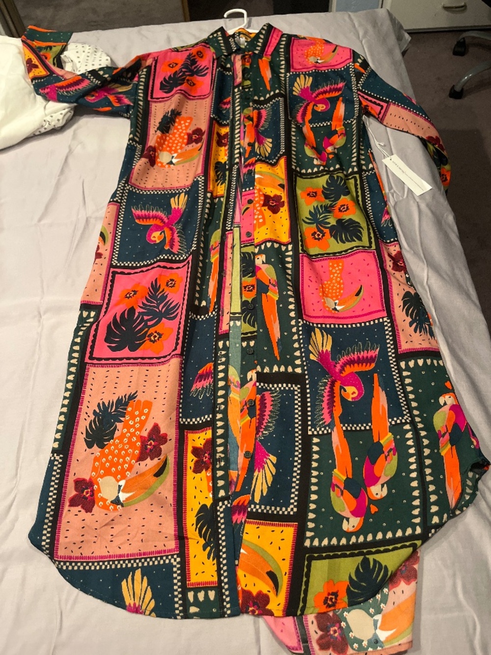 Who is going on vacation Button Down?